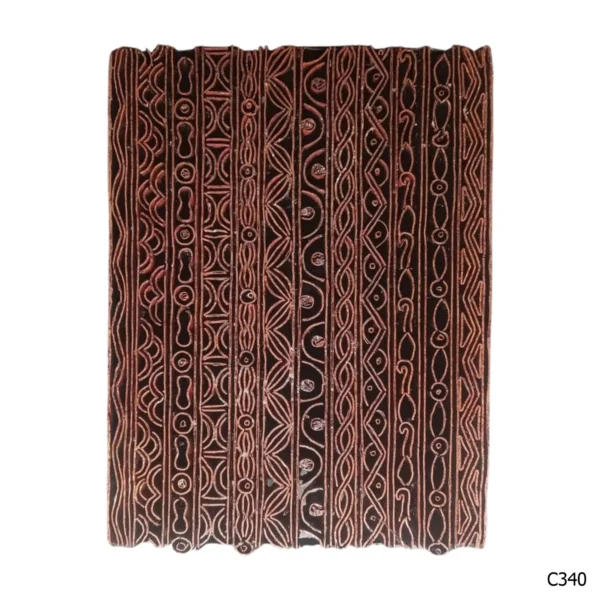 PESANAN PAJANGAN DEKORATIF CAP TEMBAGA ANTIK BATIK NYONYA INDO C331–C340 - Image 11