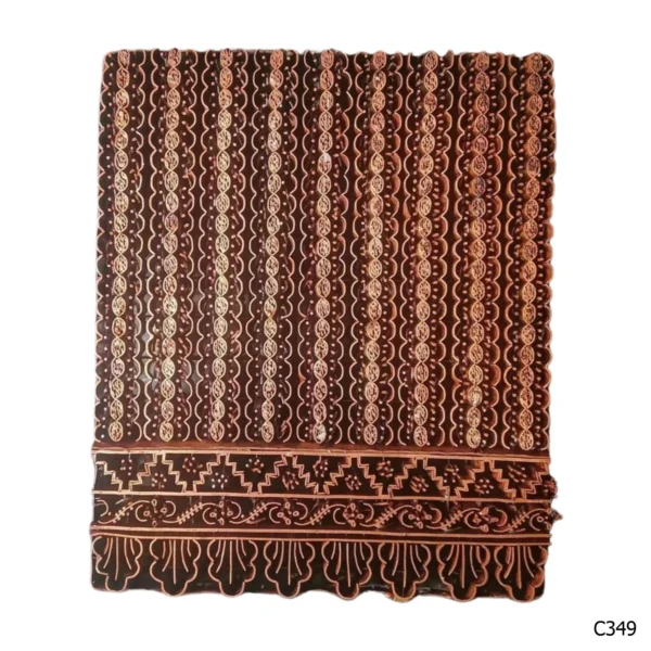 PESANAN PAJANGAN DEKORATIF CAP TEMBAGA ANTIK BATIK NYONYA INDO C341–C350 - Image 10