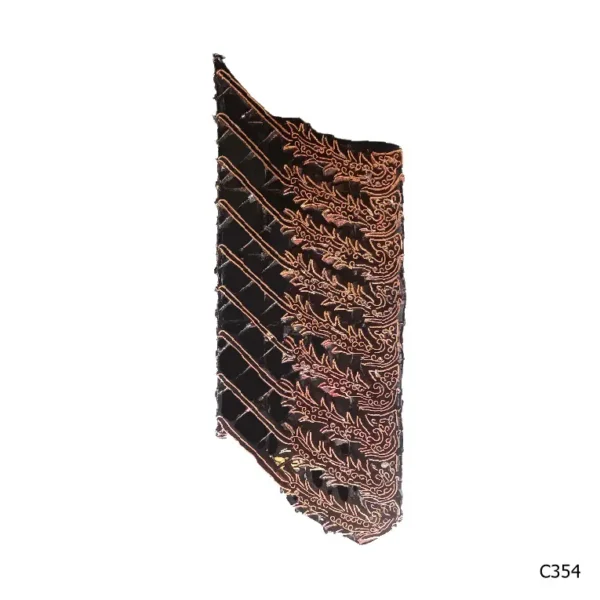 PESANAN PAJANGAN DEKORATIF CAP TEMBAGA ANTIK BATIK NYONYA INDO C351–C360 - Image 5
