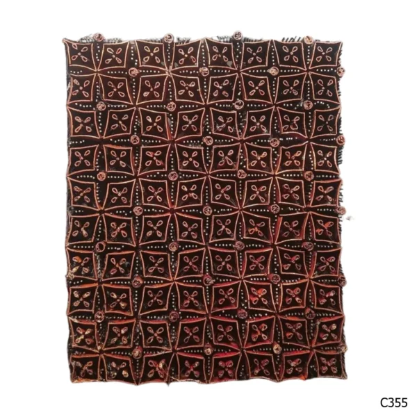 PESANAN PAJANGAN DEKORATIF CAP TEMBAGA ANTIK BATIK NYONYA INDO C351–C360 - Image 6