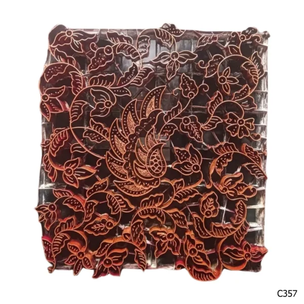 PESANAN PAJANGAN DEKORATIF CAP TEMBAGA ANTIK BATIK NYONYA INDO C351–C360 - Image 8