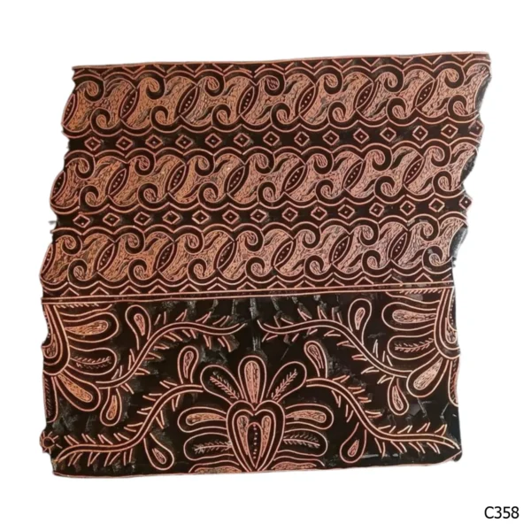 PESANAN PAJANGAN DEKORATIF CAP TEMBAGA ANTIK BATIK NYONYA INDO C351–C360 - Image 9