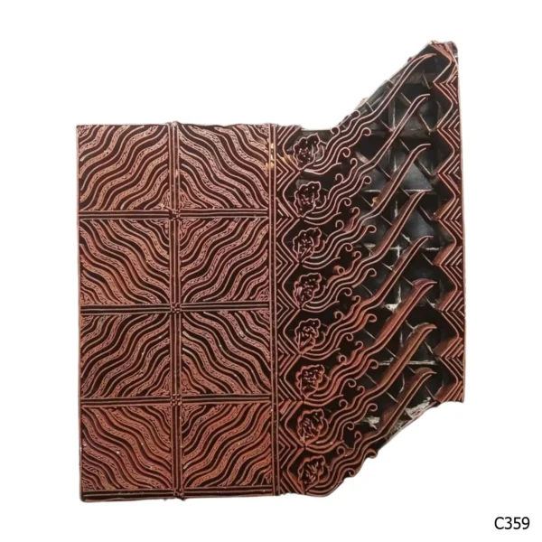 PESANAN PAJANGAN DEKORATIF CAP TEMBAGA ANTIK BATIK NYONYA INDO C351–C360 - Image 10