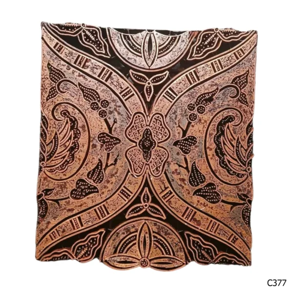 PESANAN PAJANGAN DEKORATIF CAP TEMBAGA ANTIK BATIK NYONYA INDO C371–C380 - Image 8