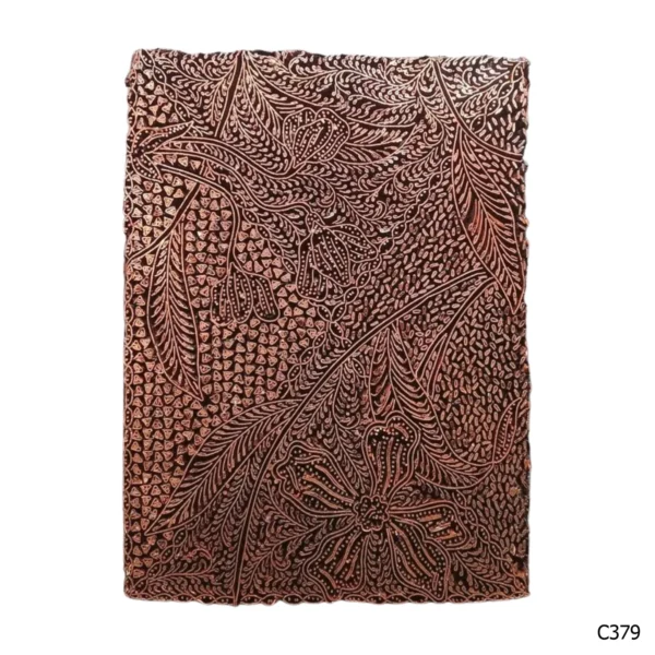 PESANAN PAJANGAN DEKORATIF CAP TEMBAGA ANTIK BATIK NYONYA INDO C371–C380 - Image 10