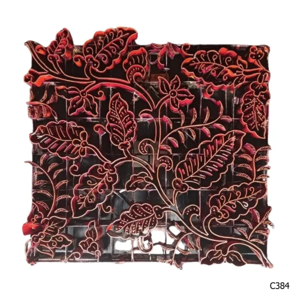 PESANAN PAJANGAN DEKORATIF CAP TEMBAGA ANTIK BATIK NYONYA INDO C381–C390 - Image 5