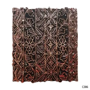 PESANAN PAJANGAN DEKORATIF CAP TEMBAGA ANTIK BATIK NYONYA INDO C381–C390