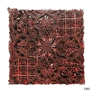 PESANAN PAJANGAN DEKORATIF CAP TEMBAGA ANTIK BATIK NYONYA INDO C401–C410