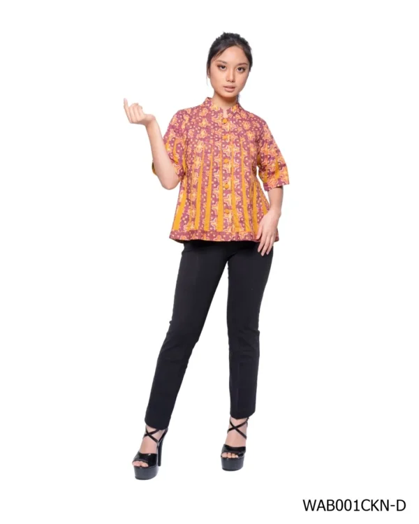 BATIK BLOUSE KATUN PATOLA KUNING LIMITED MISSELLE - Image 2