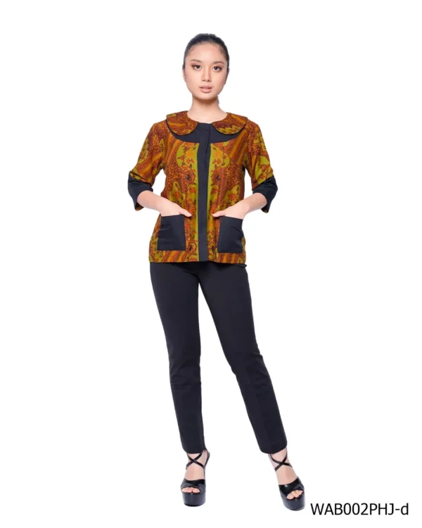 BATIK BLOUSE KATUN SEKAR JAGAD HIJAU & SEKAR JAGAD BIRU LIMITED MISSELLE - Image 3