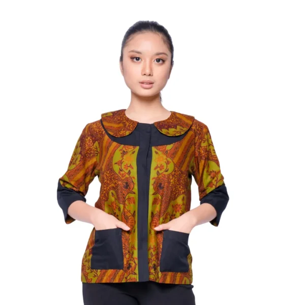BATIK BLOUSE KATUN SEKAR JAGAD HIJAU & SEKAR JAGAD BIRU LIMITED MISSELLE