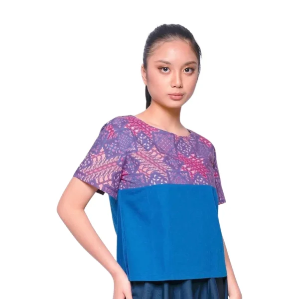 BATIK BLOUSE DWI WARNA MOTIF PATOLA, PARANG, SEKARJAGAD MULTI WARNA LIMITED MISSELLE - Image 2