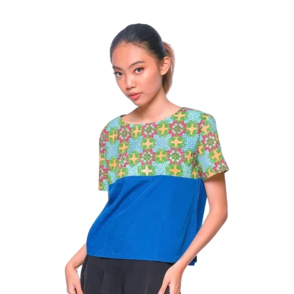 BATIK BLOUSE DWI WARNA MOTIF PATOLA, PARANG, SEKARJAGAD MULTI WARNA LIMITED MISSELLE - Image 3