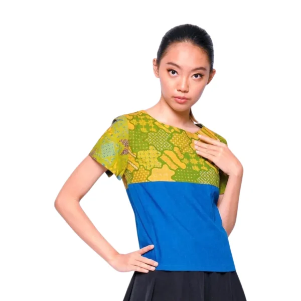 BATIK BLOUSE DWI WARNA MOTIF PATOLA, PARANG, SEKARJAGAD MULTI WARNA LIMITED MISSELLE - Image 4