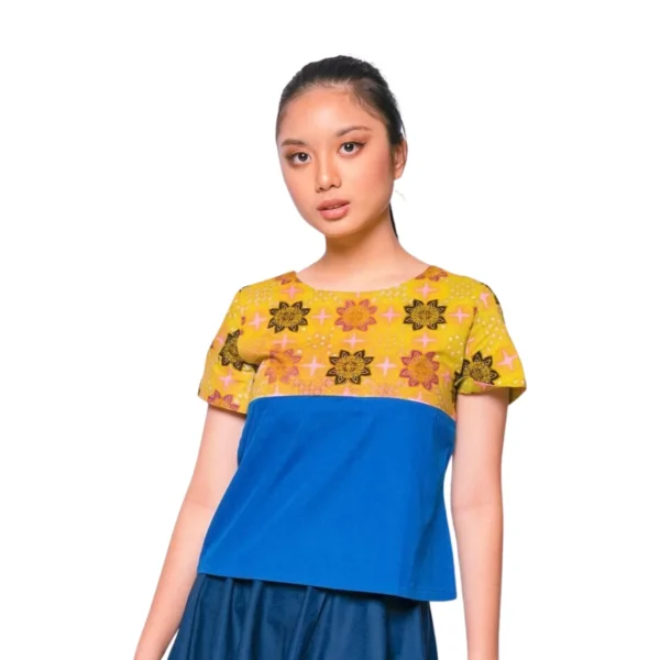 BATIK BLOUSE DWI WARNA MOTIF PATOLA, PARANG, SEKARJAGAD MULTI WARNA LIMITED MISSELLE - Image 5