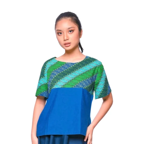 BATIK BLOUSE DWI WARNA MOTIF PATOLA, PARANG, SEKARJAGAD MULTI WARNA LIMITED MISSELLE - Image 6
