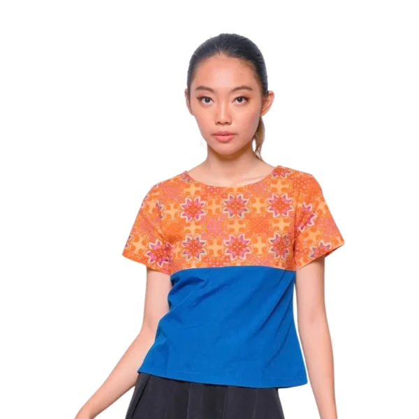 BATIK BLOUSE DWI WARNA MOTIF PATOLA, PARANG, SEKARJAGAD MULTI WARNA LIMITED MISSELLE - Image 7
